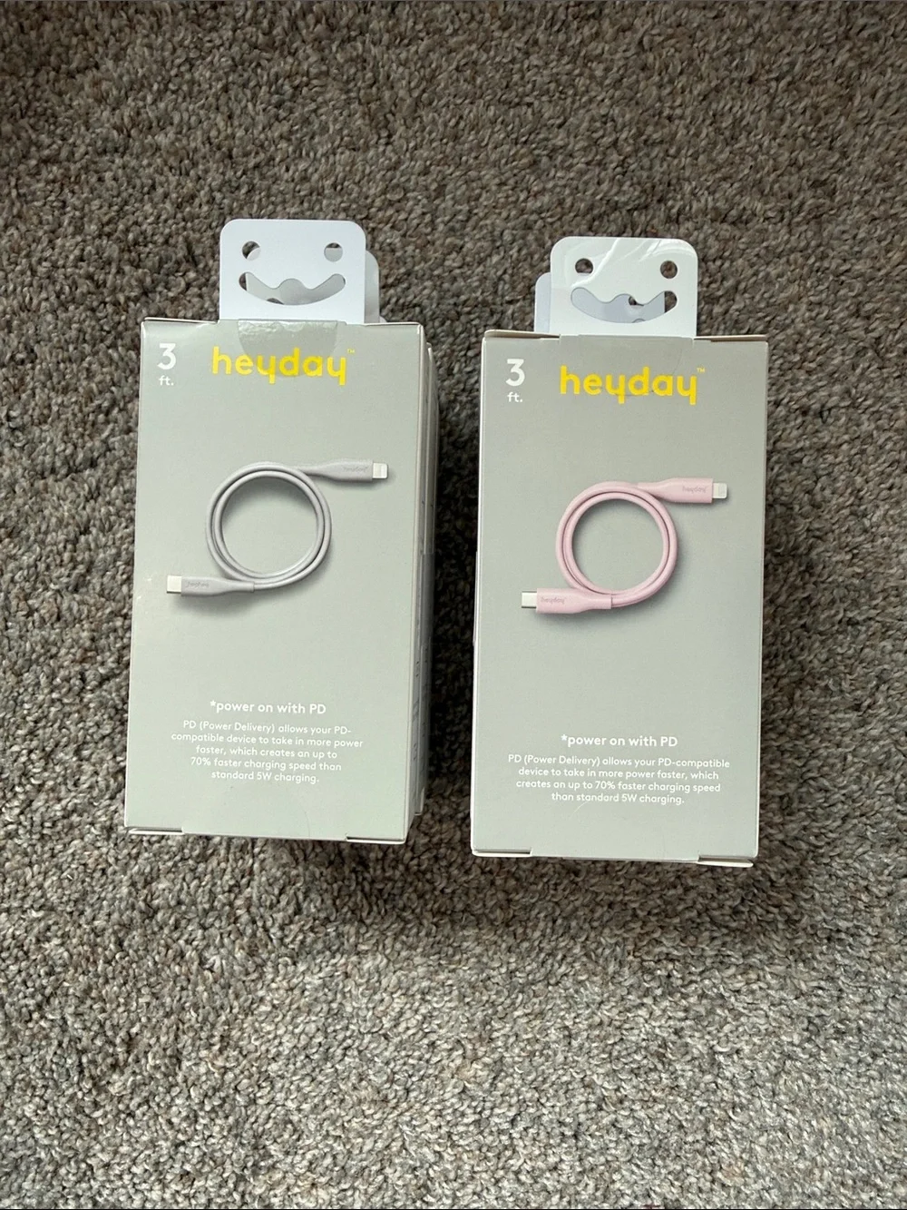6 Heyday Lightning to USB-C Fast Charging Cable — Mint Green